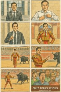 Image générée par IA du film Le Toreador